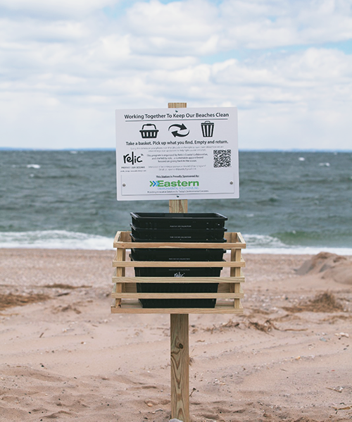 Long Island Beach Clean Up Station Relic - Sustainability